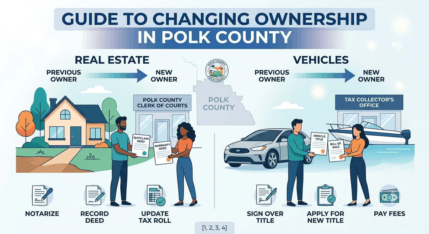How to change ownership in Polk County